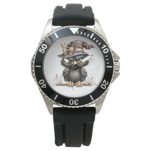 Einfach so herumhängend, geheimnisvoller, schelmis armbanduhr