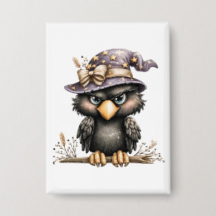 Einfach so herumhängend, Mysterious Crow. Button