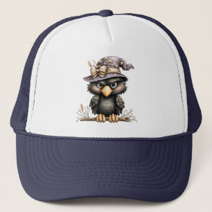 Einfach so herumhängend, Mysterious Crow. Truckerkappe