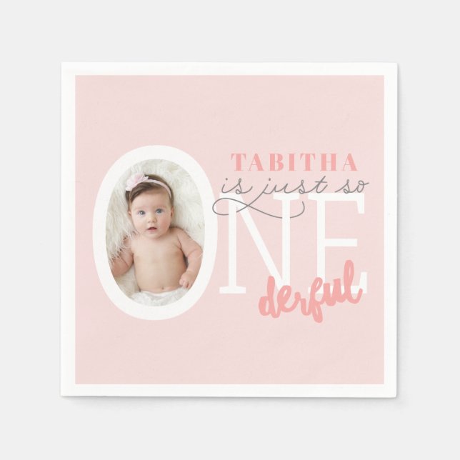 einfach so ONEderful Serviette (Vorderseite)