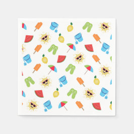 Einfach Sommer Serviette