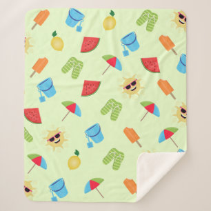 Einfach Sommer Sherpadecke