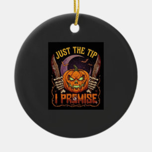 Einfach Spitze Prämisse Halloween-Kürbis Blutmesse Keramik Ornament