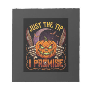 Einfach Spitze Prämisse Halloween-Kürbis Blutmesse Notizblock