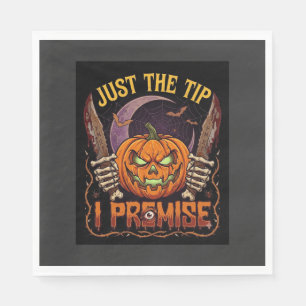 Einfach Spitze Prämisse Halloween-Kürbis Blutmesse Serviette