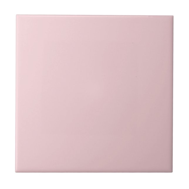 EINFACH STILVOLL MODERN BLAßROSA FARBE FLIESE (Vorderseite)