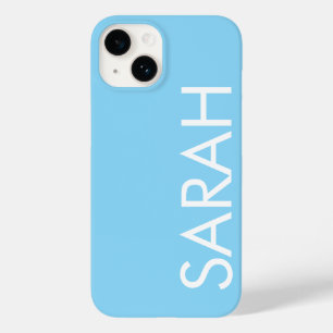 Einfach stilvoll, moderner Klassiker Sky Blue Case-Mate iPhone 14 Hülle