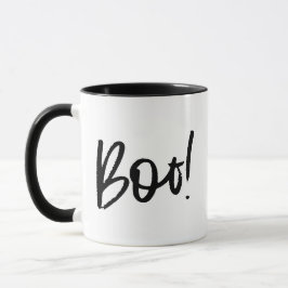 Einfach stilvolles Boo Halloween Tasse