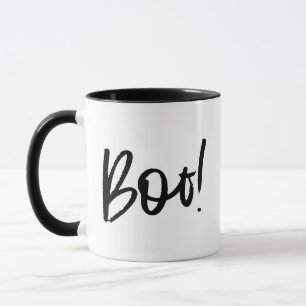 Einfach stilvolles Boo Halloween Tasse