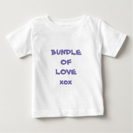 Einfach Super Niedlich, 'Bundle der Liebe xox' Whi Baby T-shirt