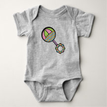 Einfach süße Rassel-Baby-Body