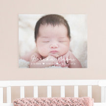 Einfach Sweet Baby Kinderzimmer Wrapped Canvas Art
