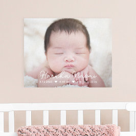 Einfach Sweet Baby Kinderzimmer Wrapped Canvas Art Leinwanddruck