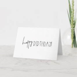 Einfach Sweet Happy Birthday Wish Card Karte