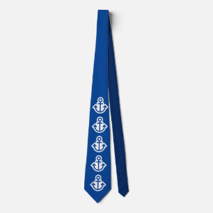 Einfach Symbole - ANCHOR + Ihre Ideen Krawatte