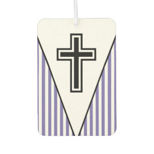 Einfach Symbole - CHRISTLICHER CROSS + Ihre Ideen Autolufterfrischer