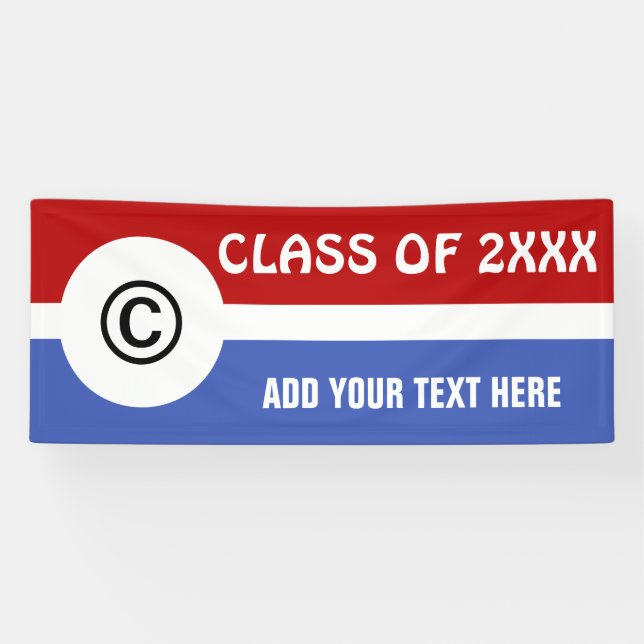 Einfach Symbole - COPYRIGHT-Zeichen + Ihre Ideen Banner (Horizontal)
