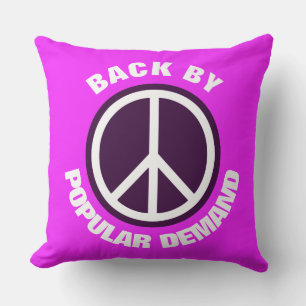 Einfach Symbole - PEACE + Ihre Ideen Kissen