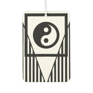Einfach Symbole - YIN & YANG + Ihre Ideen Autolufterfrischer