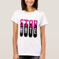 Einfach Textdesign "STOP HATE"