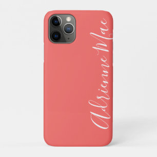 Einfach trendy Personalisiert Coral Case-Mate iPhone Hülle