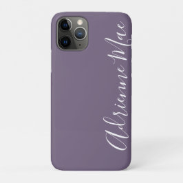 Einfach Trendy Personalisierte Lila Trauben Case-Mate iPhone Hülle