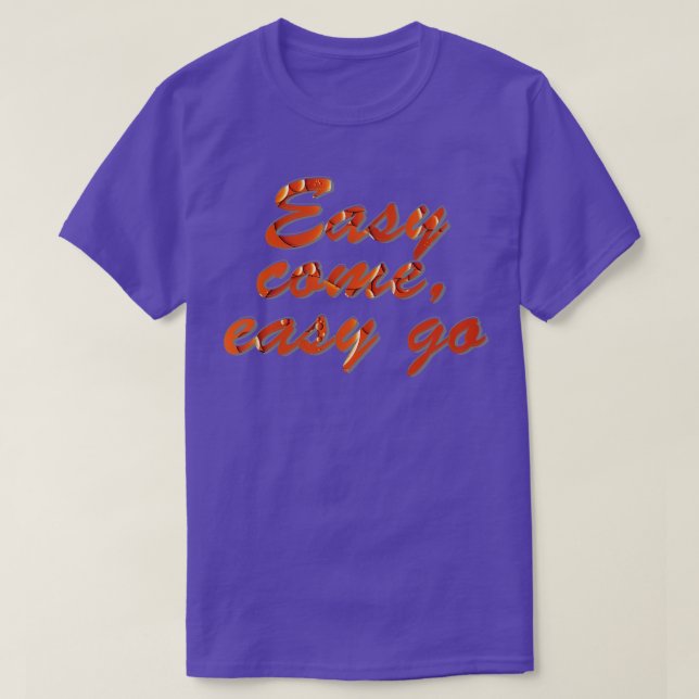 Einfach und einfach T-Shirt (Design vorne)