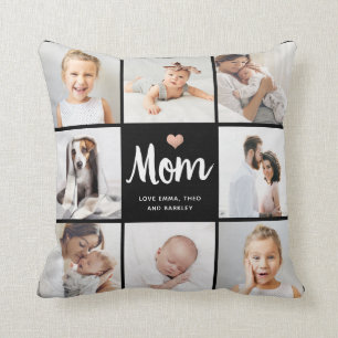Einfach und elegant   Foto Collage für Mama mit He Kissen