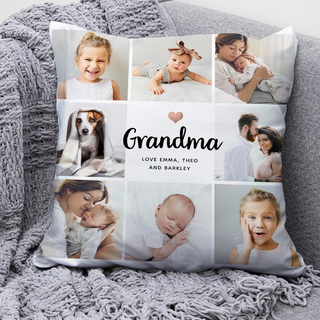 Einfach und elegant | Foto-Collage für Oma Kissen (Von Creator hochgeladen)