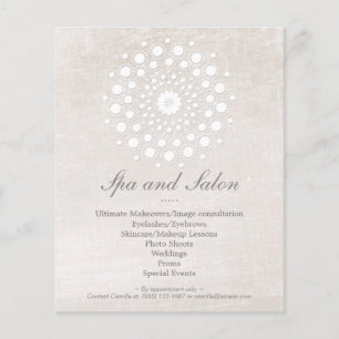 Einfach und elegant Salon und Wellness-Center ganz Flyer