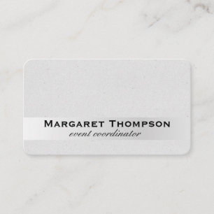 Einfach und elegant visitenkarte