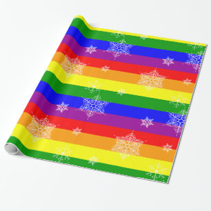 Einfach und elegante schwule Weihnachten Geschenkpapier