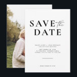Einfach und modern Save the Date mit Foto Einladung<br><div class="desc">Einfach und modern Save the Date mit Foto</div>