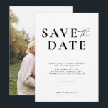 Einfach und modern Save the Date mit Foto Einladung<br><div class="desc">Einfach und modern Save the Date mit Foto</div>