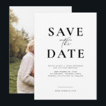 Einfach und modern Save the Date mit Foto Einladung<br><div class="desc">Einfach und modern Save the Date mit Foto</div>
