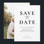 Einfach und modern Save the Date mit Foto Einladung<br><div class="desc">Einfach und modern Save the Date mit Foto</div>