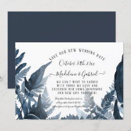 Einfach unsere neue Date Navy Hochzeit Gerettet Einladung
