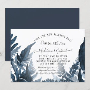 Einfach unsere neue Date Navy Hochzeit Gerettet Einladung