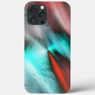 Einfach verbrannter Cyan-Digitalfleck über schimme Case-Mate iPhone Hülle