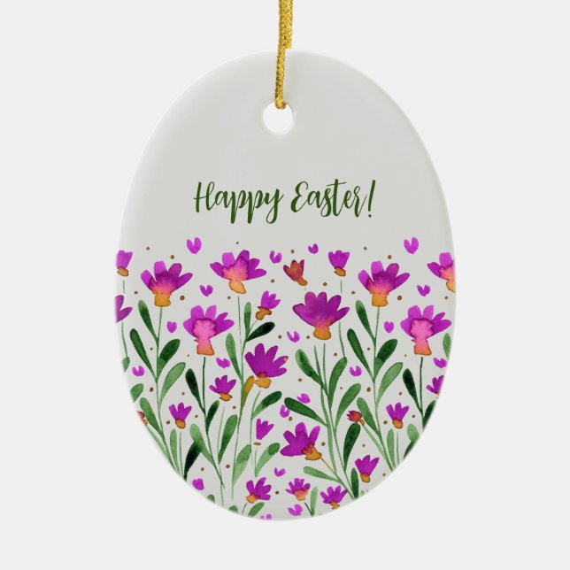 Einfach vergessen Sie mich nicht Blume Ostern Keramik Ornament (Vorne)