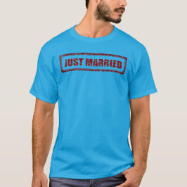 EINFACH VERHEIRATETE, speziell anpassbare Paare T-Shirt