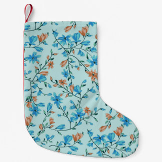 Einfach Vintag: Blumenmuster Kleiner Weihnachtsstrumpf