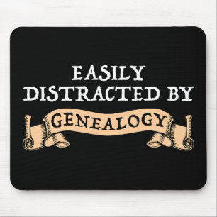 Einfach Von Genealogie Abgelenkt Mousepad