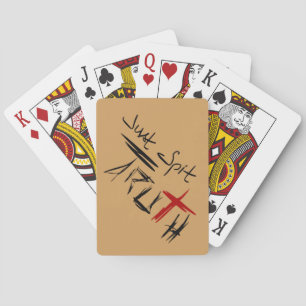 Einfach Wahrheit ausdrücken Spielkarten