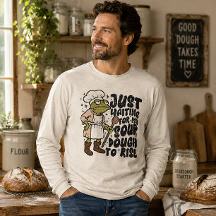 Einfach warten, bis mein Sauerteig aufgeht Frosch Tri-Blend Shirt