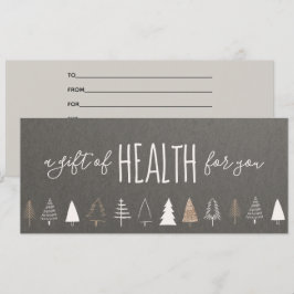 Einfach Weihnachts Chiropraktisches Geschenkgutsch