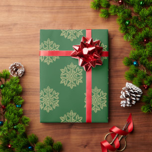 Einfach Weihnachtskollektion - Schneeflocke Geschenkpapier