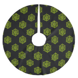 Einfach Weihnachtskollektion - Schneeflocke Polyester Weihnachtsbaumdecke