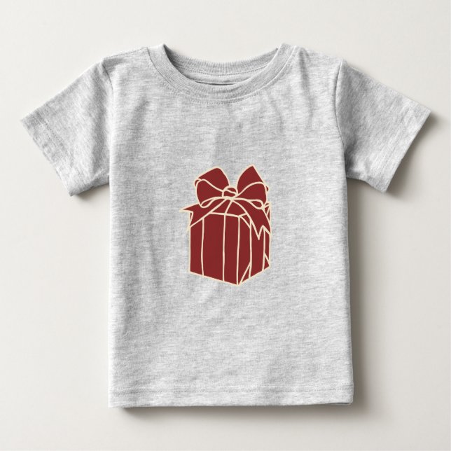 Einfach Weihnachtskollektion - vorhanden Baby T-shirt (Vorderseite)