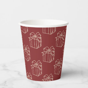 Einfach Weihnachtskollektion - vorhanden Pappbecher